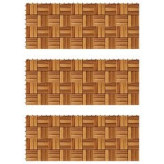 Комплект деревянных плиток, 30 шт. цена и информация | Террасный пол | pigu.lt