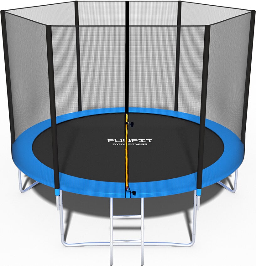 Batutas su apsauginiu tinklu Funfit, 312 cm kaina ir informacija | Batutai | pigu.lt