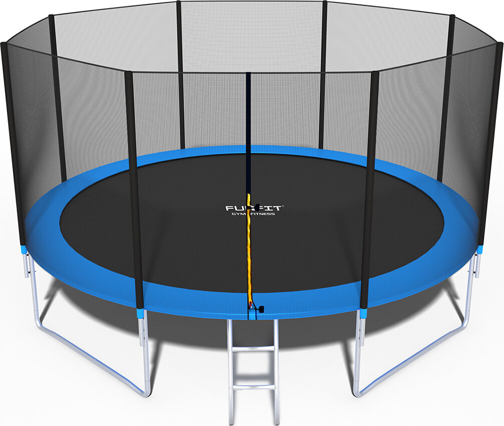 Batutas su apsauginiu tinklu Funfit, 435 cm kaina ir informacija | Batutai | pigu.lt