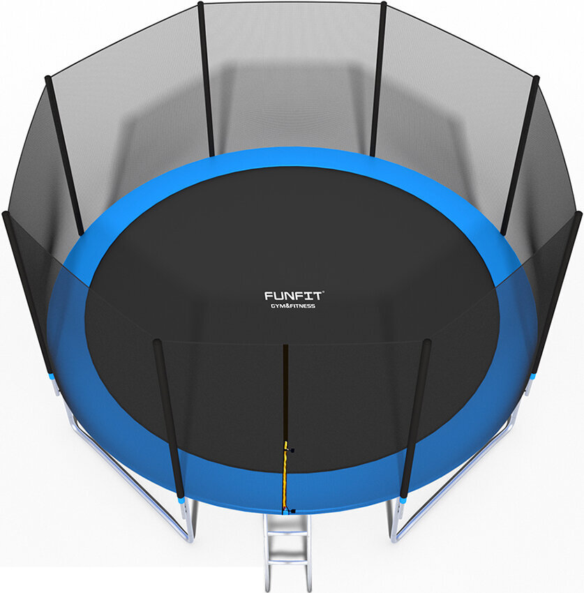 Batutas su apsauginiu tinklu Funfit, 435 cm цена и информация | Batutai | pigu.lt