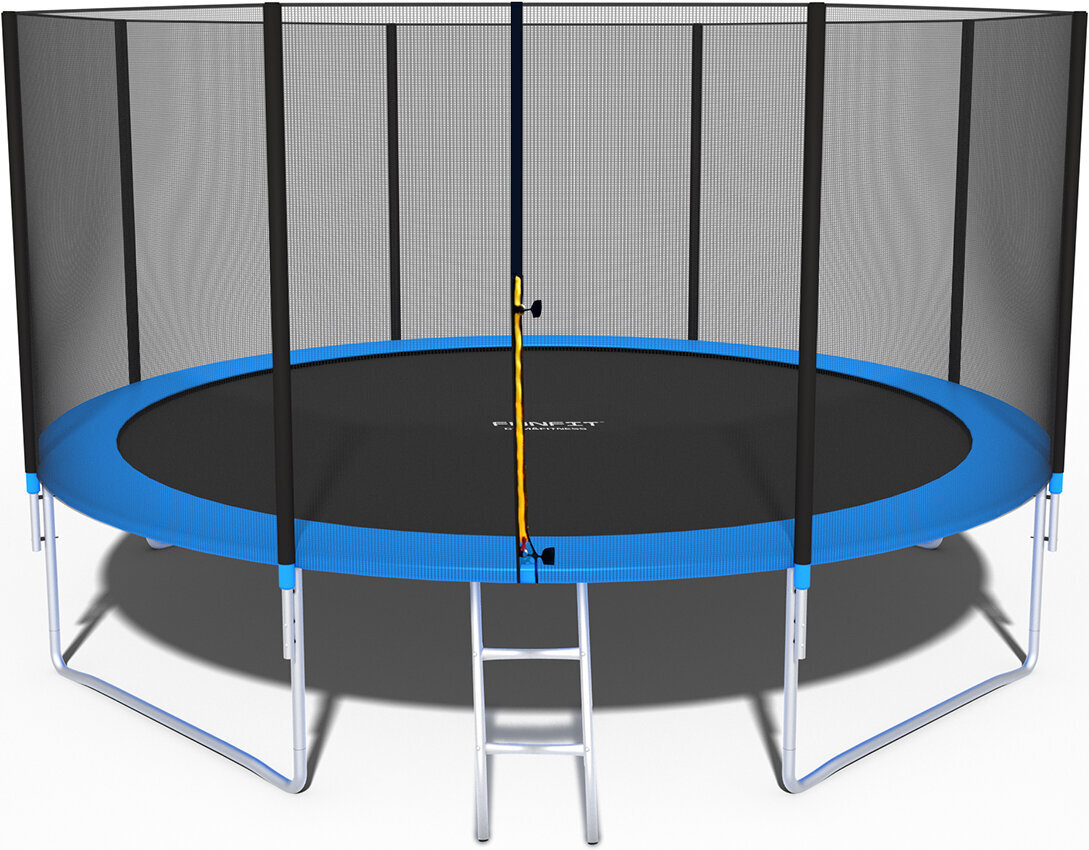 Batutas su apsauginiu tinklu Funfit, 435 cm цена и информация | Batutai | pigu.lt