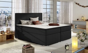 Кровать Bolero 160x200 см, черная цена и информация | Кровати | pigu.lt