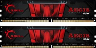 Оперативная память G.Skill Aegis DDR4, 2x16GB, 3000MHz, CL16 (F4-3000C16D-32GISB) цена и информация | Оперативная память (RAM) | pigu.lt