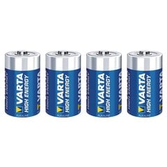 Varta High Energy 1.5V 4шт. цена и информация | Батарейки | pigu.lt
