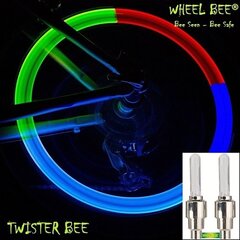 Фонари для колес Wheel Bee® LED Cycle Bee Twister цена и информация | Велосипедные фонари, отражатели | pigu.lt