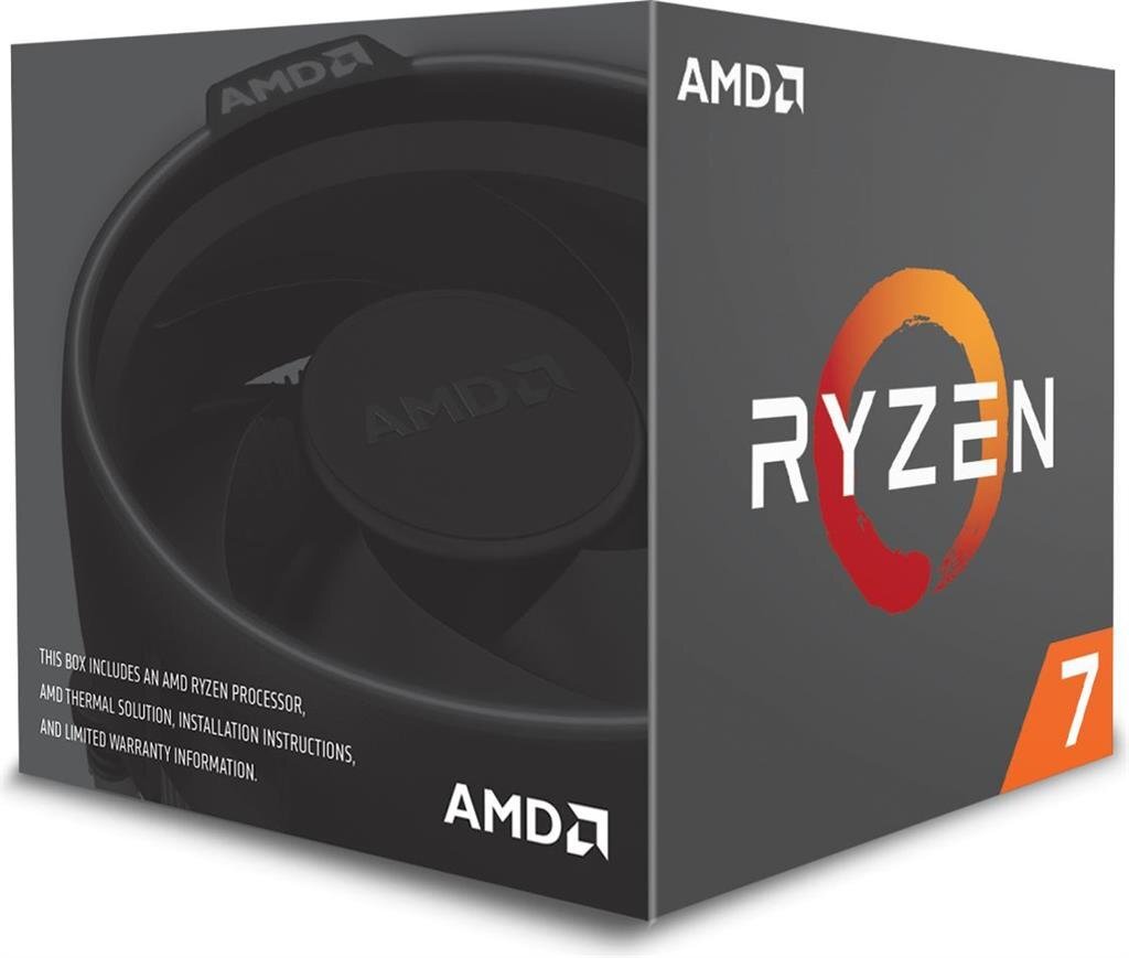 AMD Ryzen 7 1700, 3GHz (YD1700BBAEBOX) цена и информация | Procesoriai (CPU) | pigu.lt