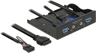 Delock Front Panel 3.5" > 2 x USB 3.0 + HD-Audio (62700) цена и информация | Аксессуары для корпусов | pigu.lt