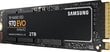 Samsung 970 EVO 2TB PCIe x4 NVMe (MZ-V7E2T0BW) kaina ir informacija | Vidiniai kietieji diskai (HDD, SSD, Hybrid) | pigu.lt