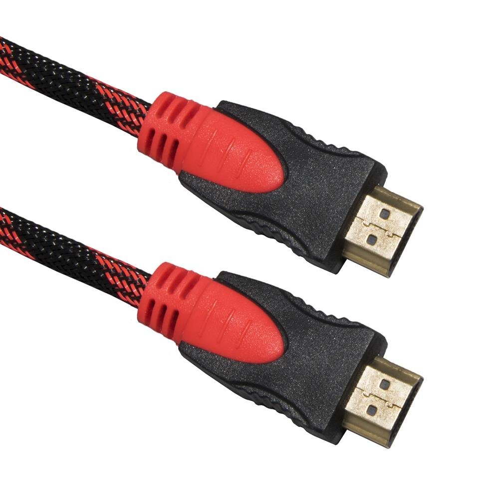 HDMI kabelis Esperanza EB194,1.4 B, 3 m, juodas/raudonas цена и информация | Kabeliai ir laidai | pigu.lt