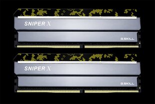 G.Skill Sniper X DDR4, 2x16GB, 2400MHz, CL17 (F4-2400C17D-32GSXK) kaina ir informacija | Operatyvioji atmintis (RAM) | pigu.lt