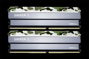 G.Skill Sniper X DDR4, 2x16GB, 2400MHz, CL17 (F4-2400C17D-32GSXF) kaina ir informacija | Operatyvioji atmintis (RAM) | pigu.lt