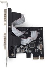 Gembird PCI Express -> 2x COM 9 PIN (low profile) (SPC-22) цена и информация | Контроллеры | pigu.lt