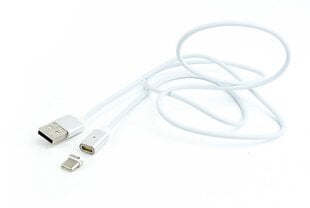 Магнитный кабель Gembird CC USB 2.0 (АМ) - тип USB C (М), 1 м цена и информация | Кабели для телефонов | pigu.lt