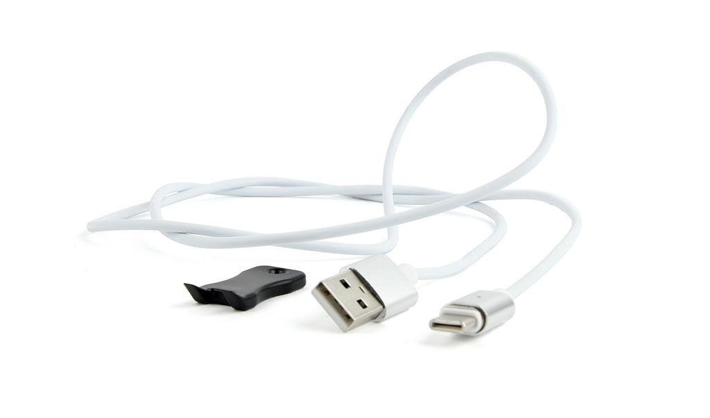 Gembird CC magnetinis laidas USB 2.0(AM) - USB Type C(M), 1m kaina ir informacija | Laidai telefonams | pigu.lt