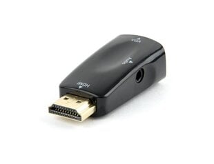 Gembird AB-HDMI-VGA-02 kaina ir informacija | Adapteriai, USB šakotuvai | pigu.lt