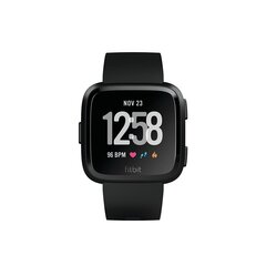 Fitbit Versa (NFC), Black / Black Aluminum, EU цена и информация | Смарт-часы (smartwatch) | pigu.lt