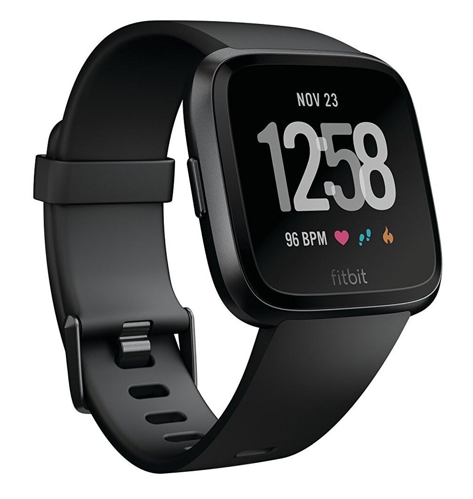 Fitbit Versa NFC, Black/Black Aluminum kaina ir informacija | Išmanieji laikrodžiai (smartwatch) | pigu.lt