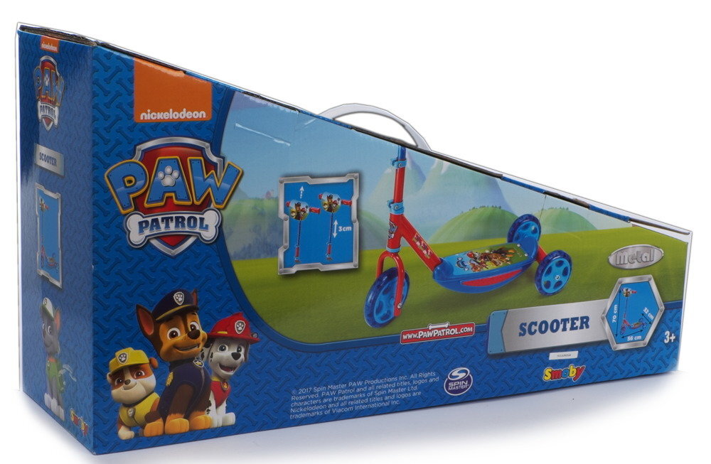 Paspirtukas Smoby Paw Patrol (Šunyčiai patruliai) kaina ir informacija | Paspirtukai | pigu.lt