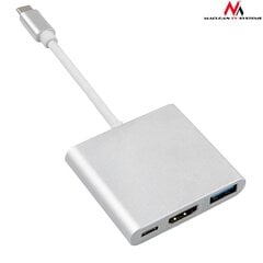 Adapteris Maclean MCTV-840, Type-C - Hdmi kaina ir informacija | Maclean Kompiuterinė technika | pigu.lt