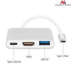 Adapteris Maclean MCTV-840, Type-C - Hdmi kaina ir informacija | Adapteriai, USB šakotuvai | pigu.lt