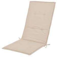 Sodo kėdės pagalvėlės, 2 vnt., smėlio., 120x50x4 cm kaina ir informacija | Pagalvės, užvalkalai, apsaugos | pigu.lt