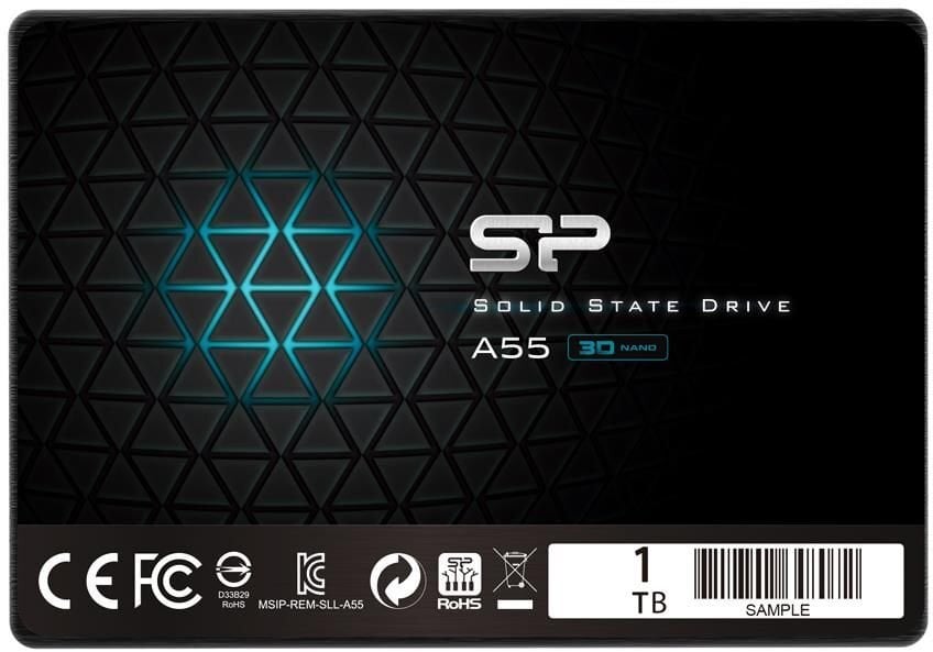 Silicon Power Ace A55 1TB SATA3 (SP001TBSS3A55S25) цена и информация | Vidiniai kietieji diskai (HDD, SSD, Hybrid) | pigu.lt