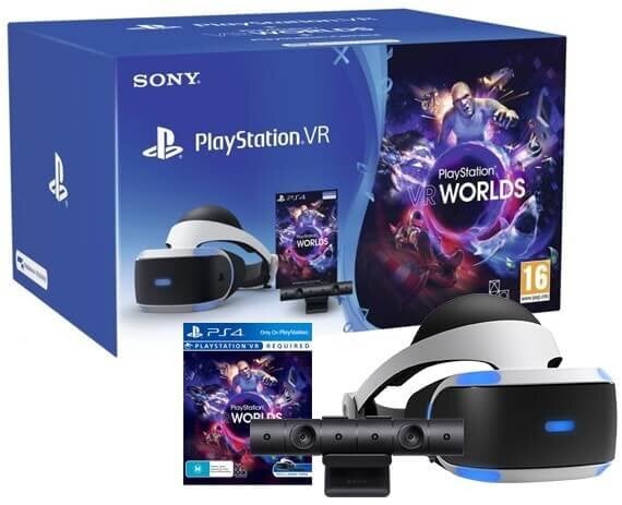 realybės akiniai Sony PlayStation V2 Starter Pack (Camera V2 + VR Worlds + Adapter) | pigu.lt