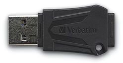 "verbatim usb flash drive, usb 2.0, 64 gb, toughmax, black, 49332, usb a, component kyronmax(tm) цена и информация | USB накопители | pigu.lt