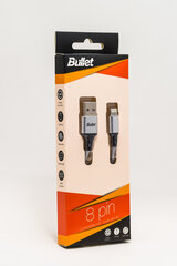 Bullet iPhone USB 8PIN 1m kaina ir informacija | Laidai telefonams | pigu.lt