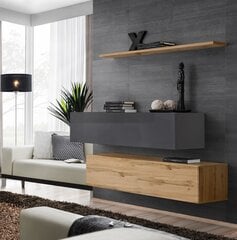 Комплект мебели для гостиной Switch SB 2, дуб/серый цена и информация | Секции | pigu.lt
