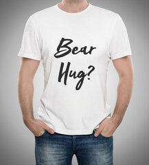 Marškinėliai "Bear Hug" kaina ir informacija | Originalūs marškinėliai | pigu.lt