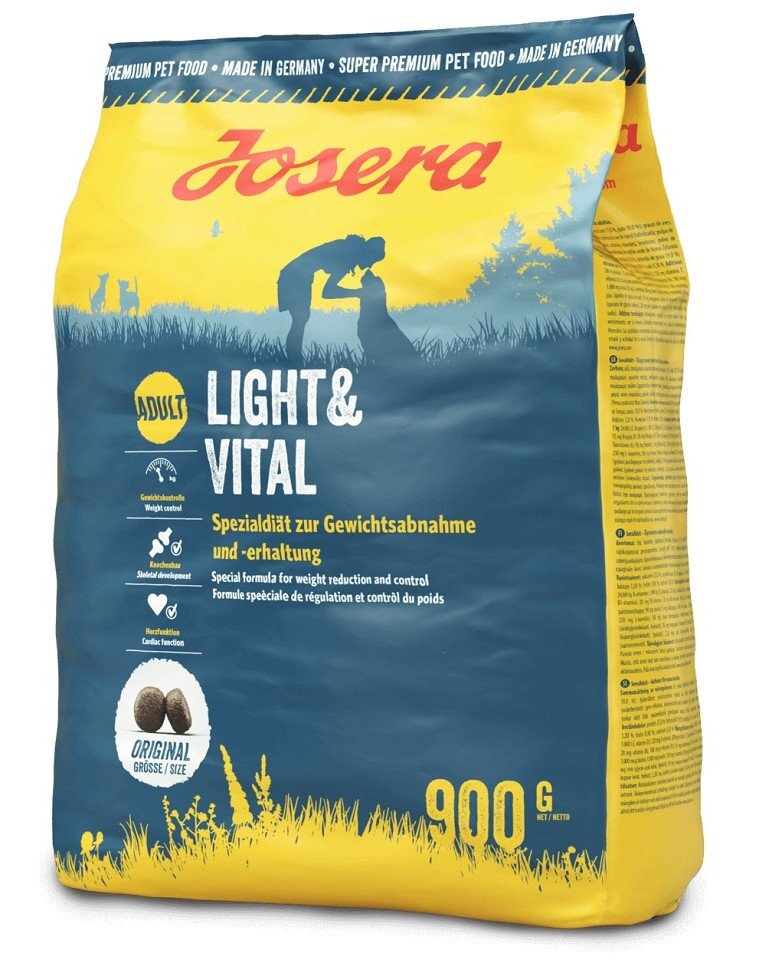 Josera Light & Vital, 5x900 g kaina ir informacija | Sausas maistas šunims | pigu.lt