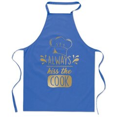 Хлопчатобумажный фартук "Always kiss the cook" цена и информация | Оригинальные фартуки | pigu.lt