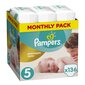 Sauskelnės PAMPERS Premium Care Monthly Box 5 dydis 136 vnt kaina ir informacija | Sauskelnės | pigu.lt