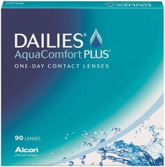 Vienadieniai kontaktiniai lęšiai Dailies Aquacomfort Plus, 90 vnt. kaina ir informacija | Kontaktiniai lęšiai | pigu.lt