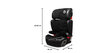 Automobilinė kėdutė Lionelo Hugo Isofix, 15-36 kg, leather black цена и информация | Autokėdutės | pigu.lt