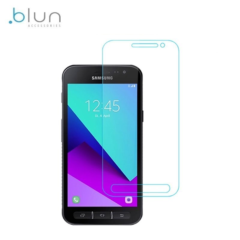 Apsauginis stiklasBlun, skirtas Samsung G390F Galaxy Xcover 4 kaina ir informacija | Apsauginės plėvelės telefonams | pigu.lt