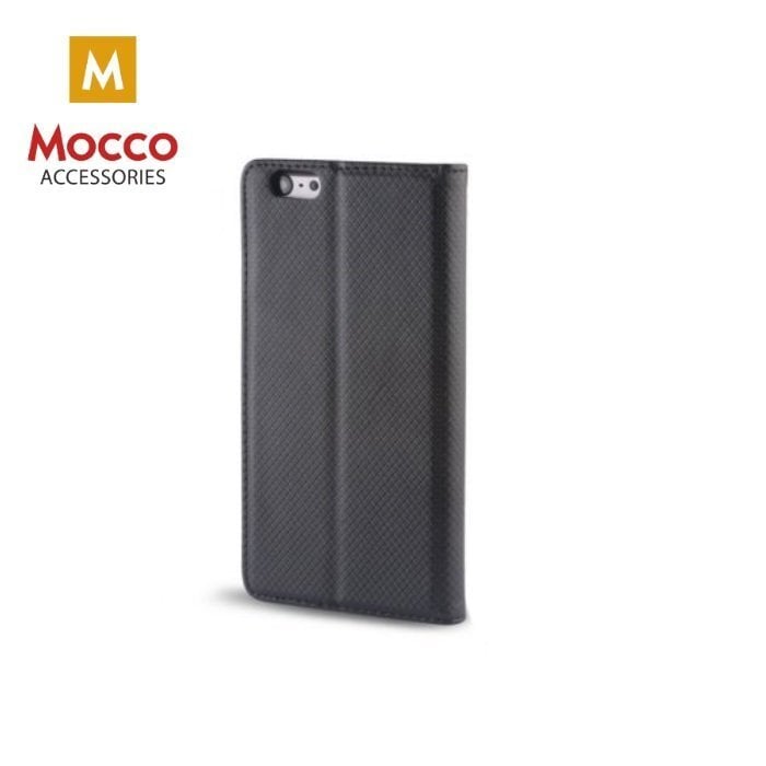 Atverčiamas telefono dėklas Mocco Smart Magnet Book Case, skirtas Sony Xperia L2, juodas цена и информация | Telefono dėklai | pigu.lt