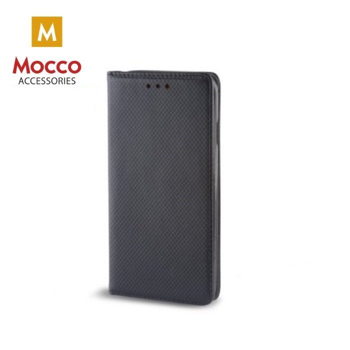 Atverčiamas telefono dėklas Mocco Smart Magnet Book Case, skirtas Sony Xperia L2, juodas kaina ir informacija | Telefono dėklai | pigu.lt