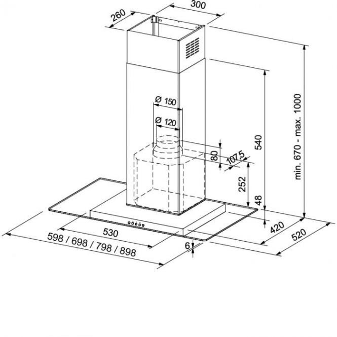 Franke Glass Linear FGL 905-P XS kaina ir informacija | Gartraukiai | pigu.lt