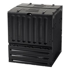 Komposto dėžė Eco-king 600L, black Garantia kaina ir informacija | Komposto dėžės, lauko konteineriai | pigu.lt