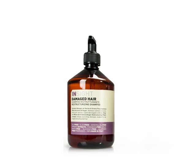 Šampūnas pažeistiems plaukams Insight Damaged Hair Restructurizing 400 ml kaina ir informacija | Šampūnai | pigu.lt