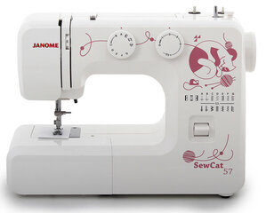 Janome Sew Cat 57 цена и информация | Швейные машинки | pigu.lt