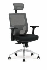 Biuro kėdė Halmar Admiral, pilka/juoda kaina ir informacija | Biuro kėdės | pigu.lt
