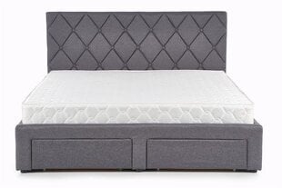 Dvigulė lova Halmar Betina, 160x200 cm, pilka kaina ir informacija | Lovos | pigu.lt
