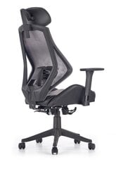 Biuro kėdė Halmar Hasel, juoda/pilka kaina ir informacija | Biuro kėdės | pigu.lt