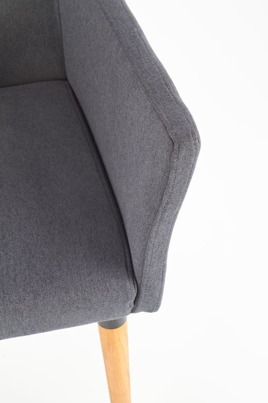 2-jų kėdžių komplektas Halmar K274, pilkas kaina ir informacija | Virtuvės ir valgomojo kėdės | pigu.lt