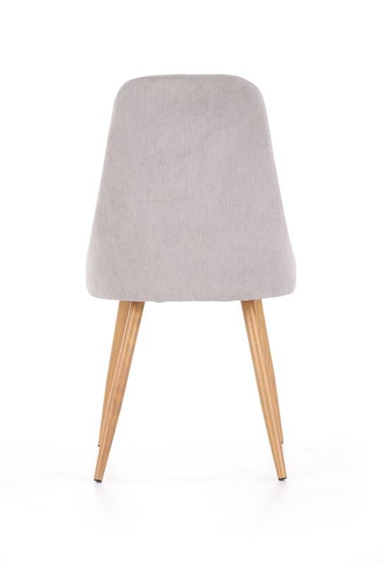 4-ių kėdžių komplektas Halmar K285, šviesiai pilkas цена и информация | Virtuvės ir valgomojo kėdės | pigu.lt
