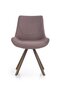 2-jų kėdžių komplektas Halmar K290, pilkas цена и информация | Virtuvės ir valgomojo kėdės | pigu.lt