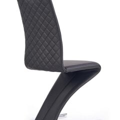 Комплект из 2 стульев Halmar K291, черный цена и информация | Стулья для кухни и столовой | pigu.lt
